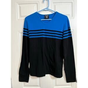 Polo Jeans Co. Ralph Lauren Men’s XL Blue Black Stripe Long Sleeve Shirt